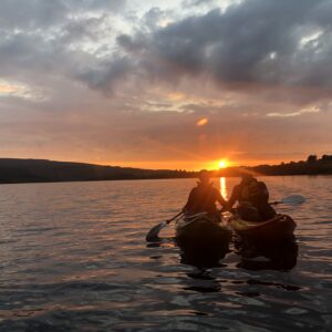 "Romantic Sunset Paddle on the Lake in Donegal"